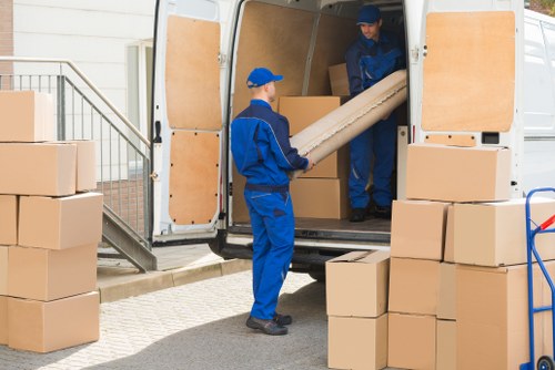 Same day removals team handling an urgent home move in Crayford