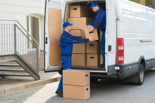 Local man and van moving household items in Crayford
