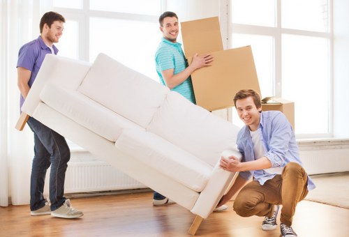 Local removal team supporting a move in Crayford