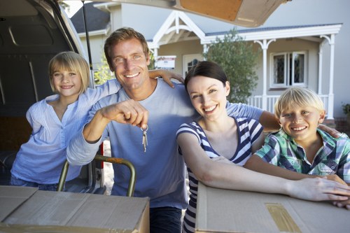 Removal van transport for furniture and boxes in Crayford