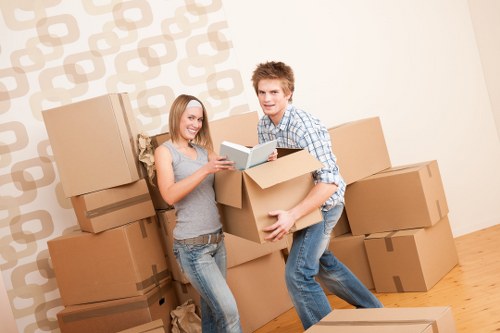 Packing and transport for an office move in Crayford