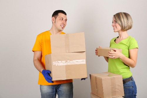 Careful furniture loading for a house removal in Crayford